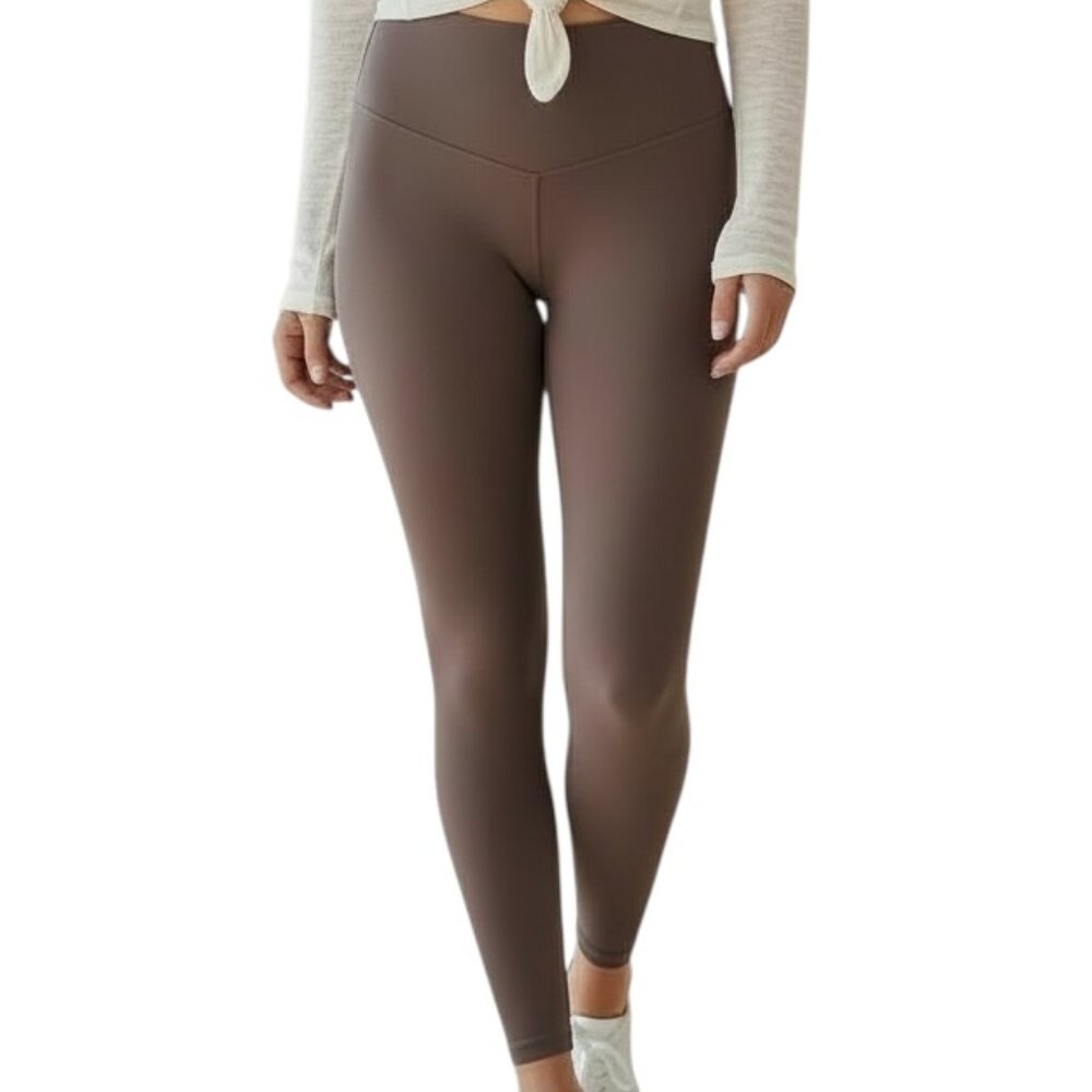 OFFLINE BY AERIE Real Me Hi Rise 7/8 Leggings size M Brown Athleisure Yoga
